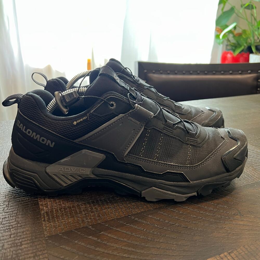 Salomon black gore Tex x ultra 5 men shoes size 10